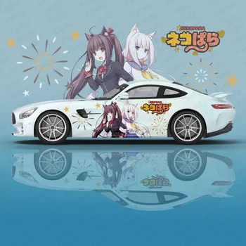 Po meri Računalniške Igre Nekopara Dekle Avto Dodatki Anime Telo Nalepke Auto Strani Filma Nalepko Telo Nalepke SUV Dekoracijo Vzorec