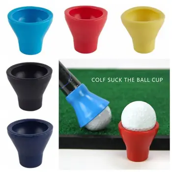 Sintetične Gume Golf Žogo Sesalni Priročno Dodatki Za Golf 5 Barvo Golf Tee Sesalno Pokal Za Golf Žogo Izbirnik Golf