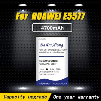 New Visoke Kakovosti 4700mAh HB824666RBC Li-ion Baterije Telefona Uporabite Za Huawei E5577