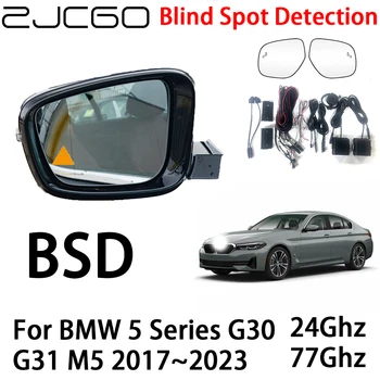 ZJCGO Avto BSD Radarski Sistem za Opozarjanje Slepa Pega Zaznavanje Varnosti Vožnje Opozorilo za BMW Serije 5 G30 G31 M5 2017~2023