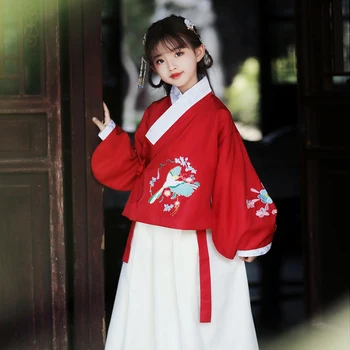 H2522 Dekle Cosplay Kostume Otrok Uspešnosti Oblačila Otrok Hanfu Bo Ustrezala Kitajske Tang Dinastije Pravljice Slog Halloween Kostum