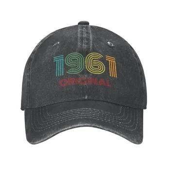 Kul bombaž 1961 original letnik 62 rojstni dan darilo baseball kapa s šcitnikom ženske moški osebno nastavljiv unisex oče klobuk poletje