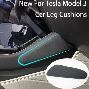 Za Tesla Model 3 Y Nove Flip Krzna/Mikrovlaken Usnja Avto Noge na Obeh Straneh Blazine Avto Anti-kick Pad Notranja Oprema