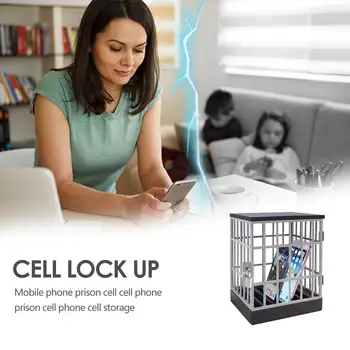 Novost Mobilni Telefon Zaporniške Celice Lock Up Telefonov Imetnik Zaklepanje Kletko Darila