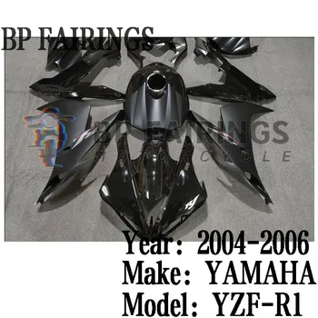 za Yamaha YZF R1 2004 2005 2006 Motocikel Karoserija Nastavite Vbrizgavanje ABS Plastike Polno Fairings Kit Plesen, Črna