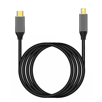 USB C za Mini Displayport Kabel 6 USB Tip C 3 Mini Kabel 4k Praktični Prenosni Kabli, Kombinirana Tip