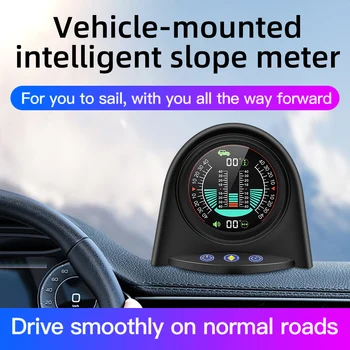 X94 GPS Avto Pobočju Metrov Head Up Display Inclinometer Igrišču Inclinometer Varnost, Alarm Off-road Vozilo Avto Tovornjak SUV 12V 24v
