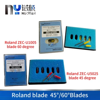 5PCS Roland Nož Rezilo ZEC-U1005 Karbidne Trdine Rezilo za Roland XC-540 SP-300V VP-540 VS-640 MILIJARD-20 LEJ-640 45Degree