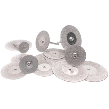 5PCS 16 mm~50 mm Diamond Brušenje Kolo Rotacijski Krožne Žage Diamantni Brusni Disk Mini Rezanje, plošča Za Rotory Dodatki