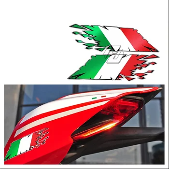 Za Vespa GTS GTV Letenje Ducati Monster Aprilia MV motorno kolo Triumph Tank Decals italijansko Zastavo 