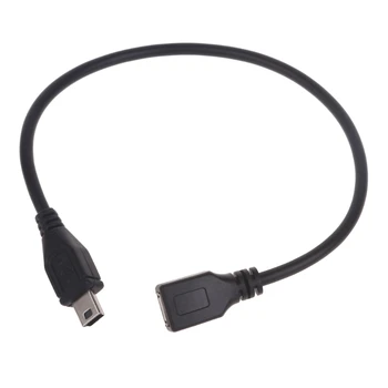 Micro USB Ženski Mini USB Moški Polnjenje Prenos Podatkov Sinhronizacija Kabel za Avto Diktafon Navigator Opremo