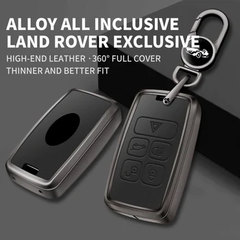 Krava Leathe Avto Ključ Primeru Zajema Lupini Za Land Rover Range Rover Sport Velar Evoque Freelander2 Odkritje Jaguar XF XJ XJL XE