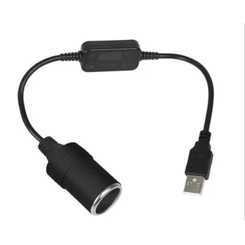 0,3 m/0,8 m/1,8 m 15A 180W USB Moški Avto Vžigalnik Plug 22AWG Kabel Vtičnica Napajalni Adapter za Polnilnik Avto Dodatki