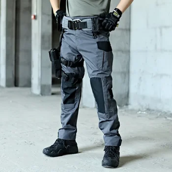 Nov servisni paket SP2 za Napad Taktično Hlače Moške Obleke Multi-vrečko Hlače Svoboden Posebne Sile Ne Stojijo Hlače CS Usposabljanje, Vojaške Hlače
