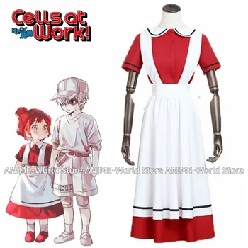 Anime Hataraku Saibou Mladoletnike Rdečih Krvnih Celic, Obleko Celic Pri Delu Cosplay Kostum