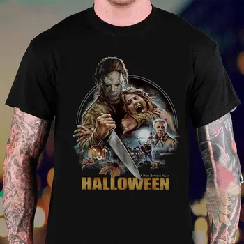 Michael Myers Halloween Konča Horror Film Znakov 2D T-SHIRT Najboljšo Ceno