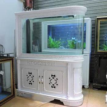 Fish Tank Akvarij Evropski Stil 1.26 M/1,5 M Zaslon Spremenite Vode Dnu Filtra Ekološko Zmaj Fish Tank Akvarij