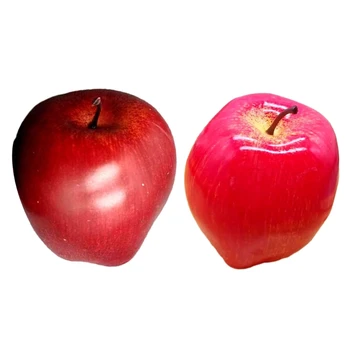 Ponaredek Jabolka Umetno Sadje Model Realistične Rdeča Jabolka Stranka Dekor Ornament Dropship