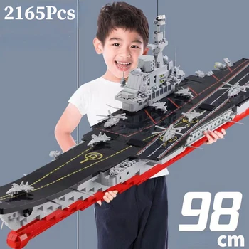 Združljiv z Lego Vojaške WW2 Mornarice Ladij Aircrafted Model gradniki Ladje Orožje Opeke MOC Igrače za Darilo Otrok