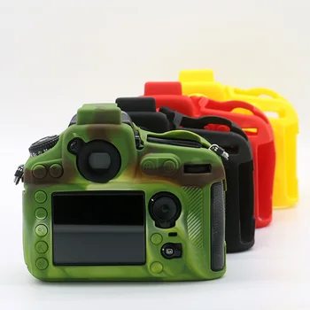 Lepo Mehke Silikonske Gume Kamere Zaščitni Telo Kritje Primera Kože Za Nikon za Nikon D810 Fotoaparat Torba