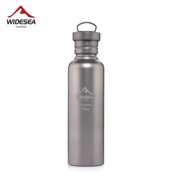 Widesea Kampiranje Titana Pokal Steklenico Vode, 750 ml Šport grelnik vode, ki Teče Motivacijske Prostem Ultralahkimi, Pohodništvo Pijačo Vrč Kolesarjenje