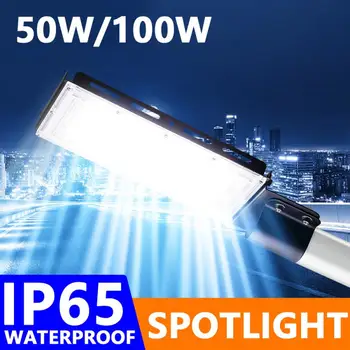 100W LED Žaromet 220V 240V Vodotesen IP65 Zunanja Projektor Poplav Svetlobe LED Reflektor Reflektor Ulične Svetilke Razsvetljave