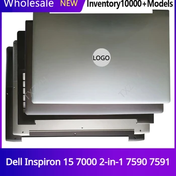 Original Za Dell Inspiron 15 7000 2-v-1 7590 7591 Prenosni računalnik, LCD zadnji pokrov Prednji Plošči Tečaji podpori za dlani Spodnjem Primeru A B C D Lupina