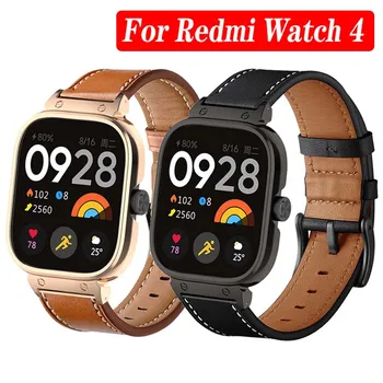 Usnjeni Trak Za Xiaomi Redmi Watch 4 Pametno Gledati Zapestnica Za Redmi Watch4 Zaščitni Pokrov redmiwatch4 Band Watchband Correa