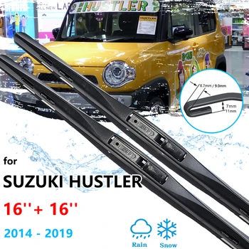 Za Suzuki Mater MR31S MR41S 2014~2019 brez okvirjev Spredaj Metlice Brisalcev Okno Vetrobransko steklo Windscraeen Ščetke za Čiščenje U J Hook