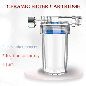 0.1 micron čistilec izhod univerzalno tuš filter keramični filter element tuš pipa filter bojler čiščenje kuhinje