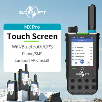 Global-PG MXpro Walkie Talkie POC Wifi, GPS, Zaslon na Dotik, Android Pametni Mobilni Mobilni Zello Dolge razdalje, Prenosni Radio