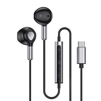 USB Slušalke C, in-Ear Slušalke z Mikrofonom in Nadzor Glasnosti ,Tip C Slušalke za Samsung S21 S22 S20 FE A53