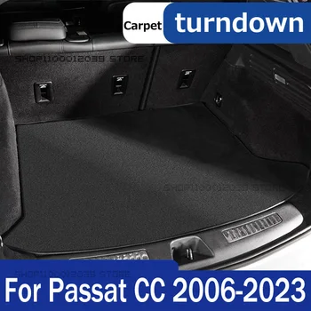 Za Volkswagen VV Passat CC 2015-2023 Trunk Mat AUTO Rep Boot Pladenj Linijskih Tovora pet Ploščica Primerna za Shranjevanje Blazine, Zaščitne Opreme