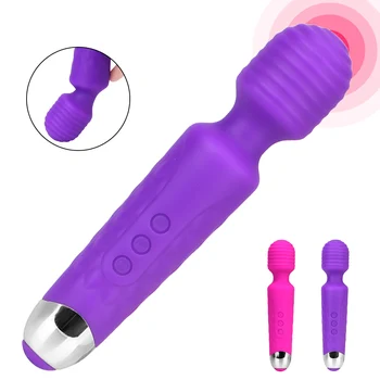 Klitoris Spodbujanje Frekvenca 12 4 Hitrost AV Čarobno Palico Za Ženske Pari USB Polnilne G-Spot Massager