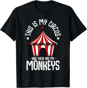 NOVO To Je Moj Cirkus In to So Moje Opice Starševstvo Smešno Tee T-Shirt S-3XL