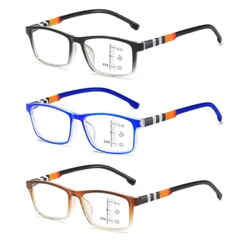 Blue Ray Blokiranje Anti-Modra Svetloba Obravnavi Očala Progresivna Multifokalna Bližini Daleč Daljnovidnost Očala Ultralahkih Zaščito Za Oči