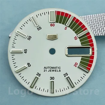 S 5 izbiranje NH36 Izbiranje 28.5 MM Spremenjen Mehanske Površinske izbiranje 4R36 Zelena Svetleča Watch izbiranje pismo ujemanje deli watch Opremo