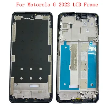 Bližnji Posnetek LCD Ploščo Plošča Plošča Šasije Stanovanj Za Motorola Moto G 2022 Telefon Kovinski LCD Okvir rezervnih Delov