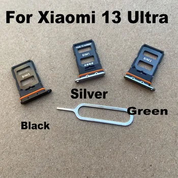 10PCS Novo Za Xiaomi MI 13 Ultra Pladenj za Kartico Sim Reže Imetnik Socket Adapter Priključek za Popravila, Zamenjave Delov