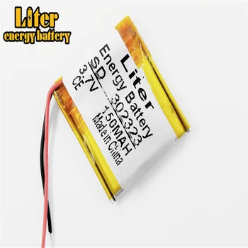3,7 V: 150mAh 302323 Litij-Polymer Li-Po Baterija za Polnjenje Za Mp3, MP4 MP5 GPS, PSP bluetooth slušalke elektronika