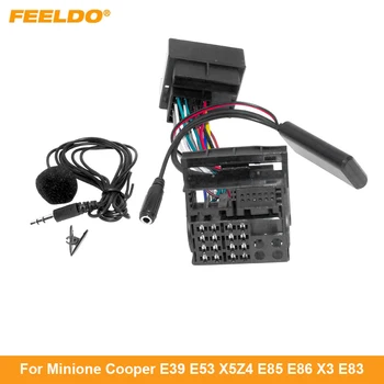 FEELDO Avto 5.0 Modul Bluetooth AUX-in, Audio Glasbe MP3 Adapter Za Minione Cooper E39 E53 X5Z4 E85 E86 X3 E83 Stereo Žične Harnes