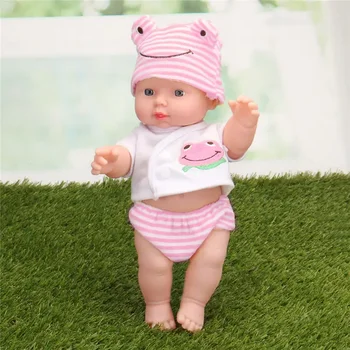 30 CM Prerojeni Baby Doll Moda Obleko Gor Veren Simulacije Silikonski Simulacije Novorojenček Rodi Punčko Igrača Fotografija Rekviziti Darilo