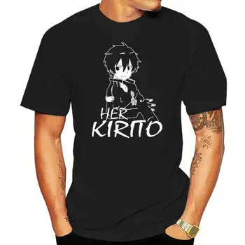 Moški tshirt sword art online kirito in asuna par t shirt Majica s kratkimi rokavi ženske T-Shirt tees vrh