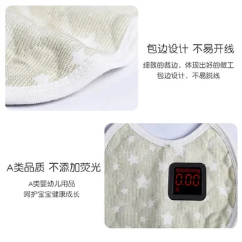 Nov baby baby čipke-up hlače z oprsnikom žep risanka natisnjeni mati-in-baby dobave anti-umazano pljuvati pljuvati brisačo