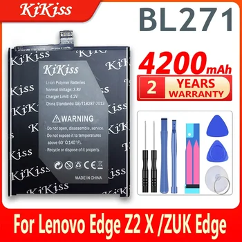 KiKiss BL271 BL 271 4200mAh Li-Polymer Baterija Za Lenovo Edge Z2 X /ZUK Edge Mobilni Telefon Baterije