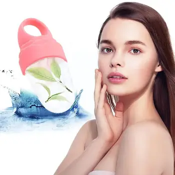 Silikonske Ice Obraza Valja za Nego Kože, Kozmetični Dviganje Massager Orodja Kože Oblikovne Nega Ledu Pladnji Kocka Obraz Orodje Kroglice Ledu O0E9