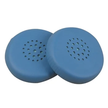 1Pair Pene Blazinice za Ušesa Blazine Usnje zatakne ob slušalko za Sony WH-CH400 Slušalke(Modra)