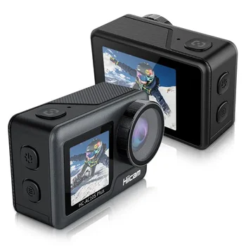 Hiicam 4k 60fps Šport Cam Digitalni Fotoaparat ločljivosti 1080p Wifi Nepremočljiva Zaslon na Dotik Strokovno Prostem Motocikel Akcijske Kamere