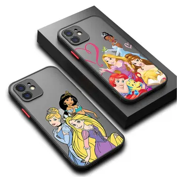 Lepota Disney Princesa Primeru Telefon za Apple iPhone 14 Pro Max 7 8 Plus XS X 15 Pro SEBI Mini 12 13 XR 11 Pro Jasno Mat Pokrov