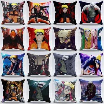 Naruto Uzumaki Plišastih Blazine Cover Prevleke Dekoracijo Risanka Sasuke Pillowslip Pokrov Avtomobila Soba Dekor Darilo Za Rojstni Dan 2023